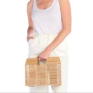 BAMBOO CLUTCH SQUARE